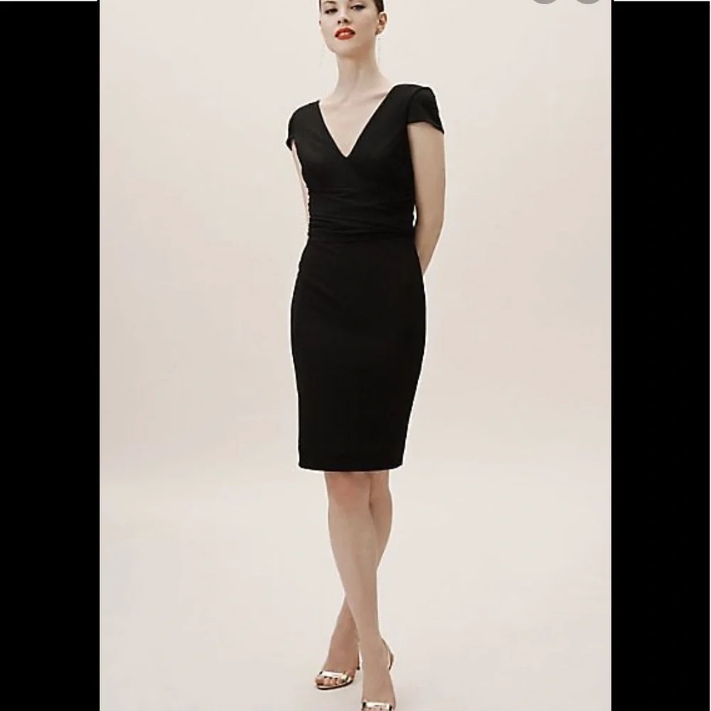 NWT BHLDN Dana Wrap Dress Black sz XS, M, L